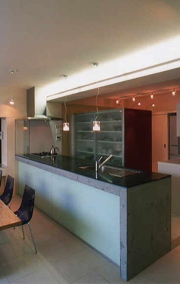 石カウンターオリジナルキッチン